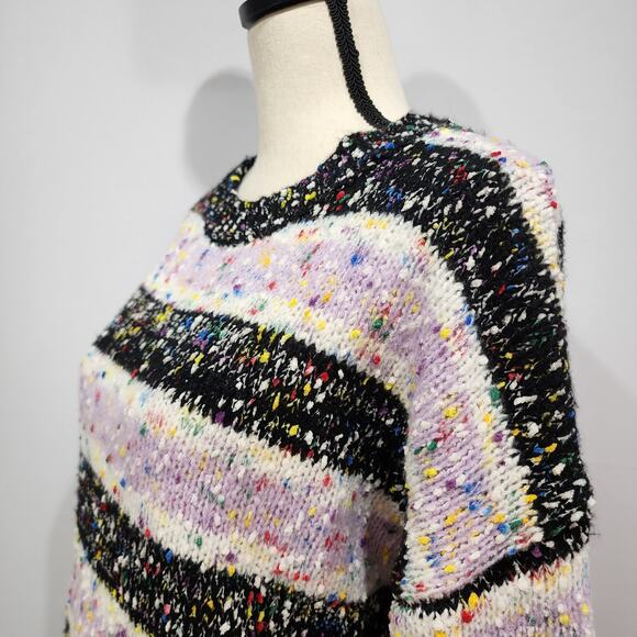 Absolutely Creative Worldwide Sweater Multi-colored Striped M - Picture 2 of 7